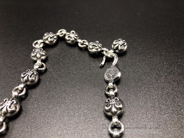 chrome hearts銀飾 克羅心童軍花項鏈 克羅心925純銀項鏈  gjc1860